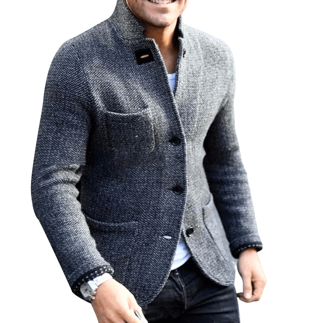 Levoire | Gilet Boutons Classique Homme Gris