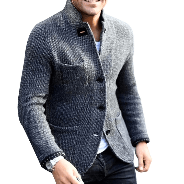 Levoire | Gilet Boutons Classique Homme Gris