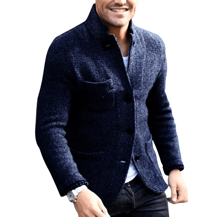 Levoire | Gilet Boutons Classique Homme Bleu marine