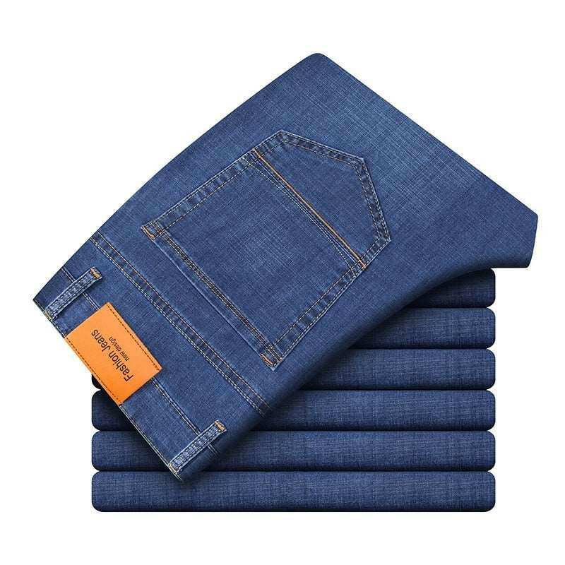 Levoire | Pantalon En Jean Classique Droit Pour Hommes : Stylé Et Confortable