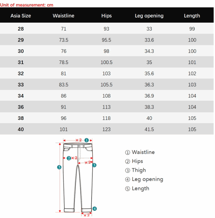 Levoire | Pantalon En Denim Extensible Pour Hommes Avec Fermeture Éclair