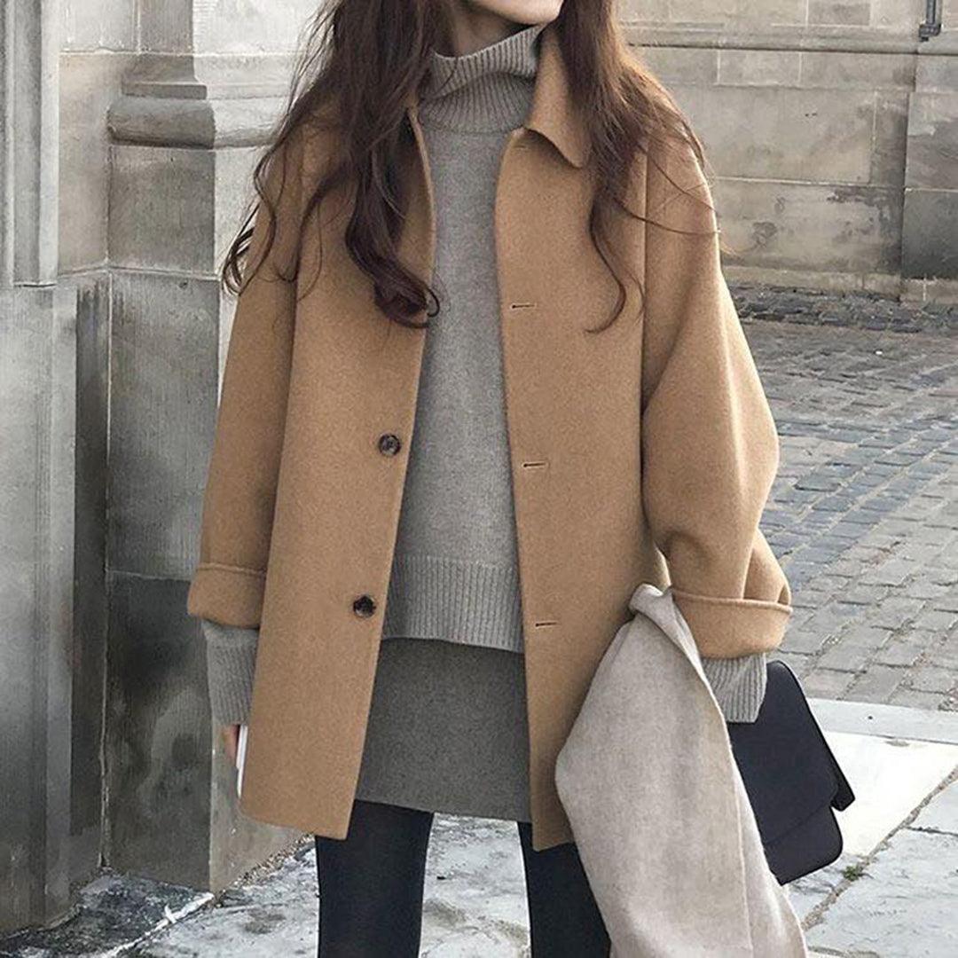 Levoire | Trench-Coat Avec Sensation Cachemire Braun
