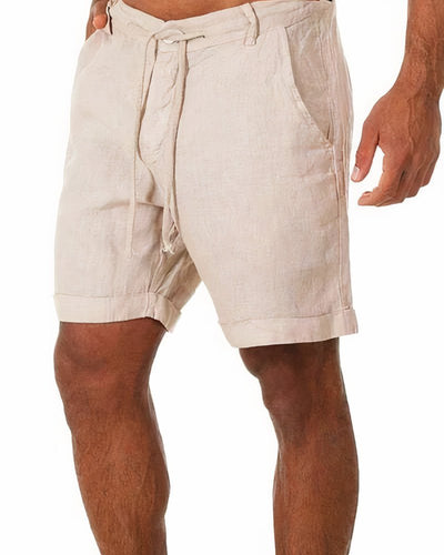 Levoire | Shorts En Lin Pour Hommes Décontractés