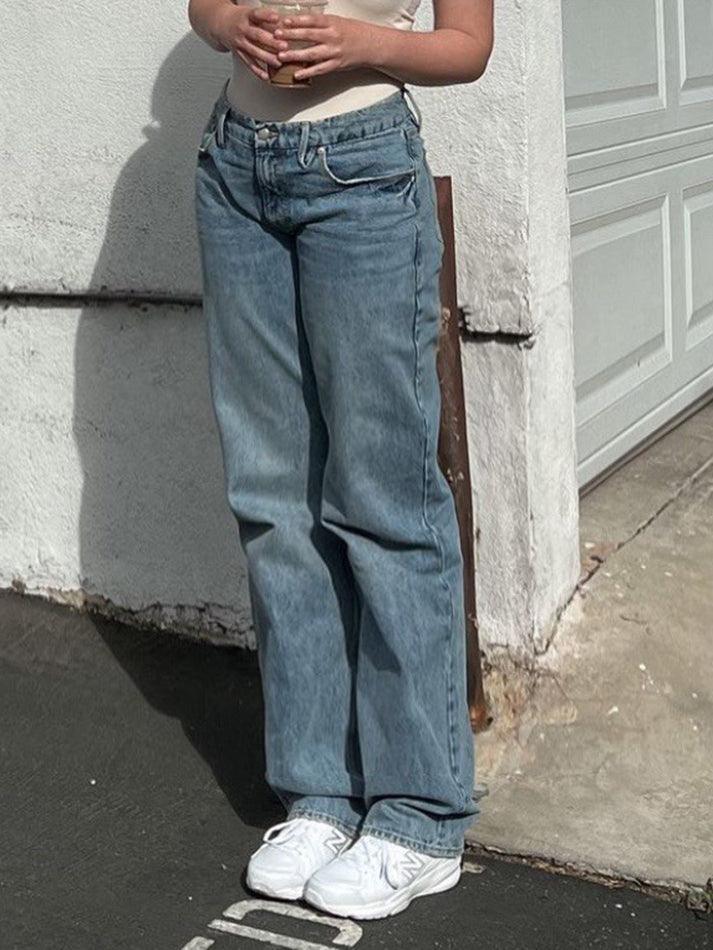 Levoire | Jean Boyfriend Classique À Taille Mi-Haute