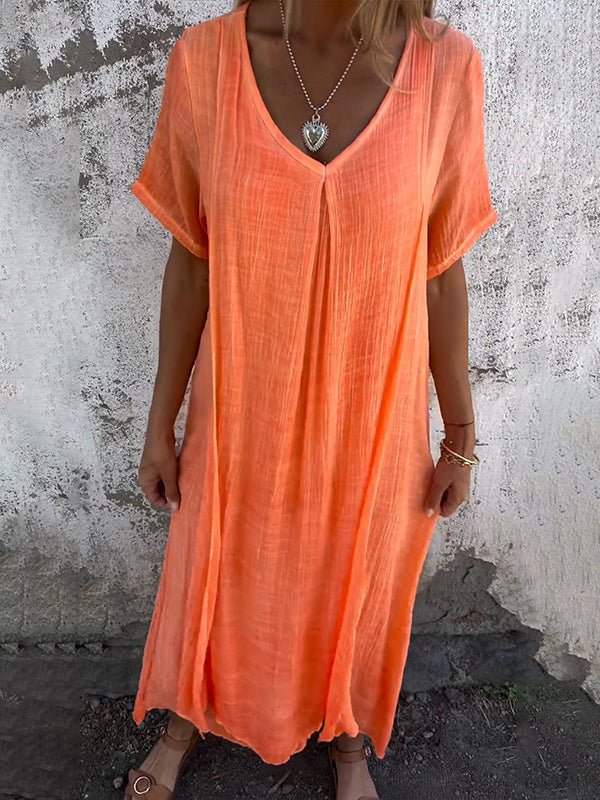 Levoire | Robe Midi À Décolleté En V