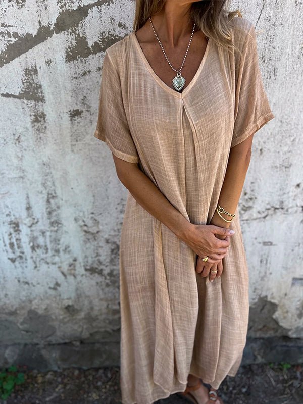 Levoire | Robe Midi À Décolleté En V