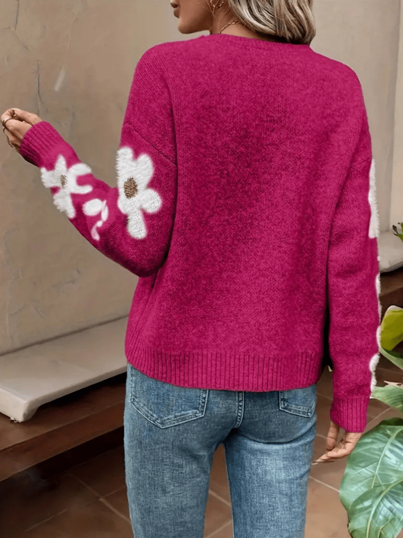 Levoire | Pullover Femme Tricot Côtes Chaud Confort