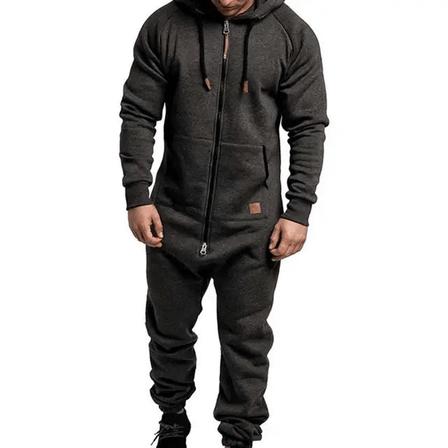 Levoire | Combinaison pour hommes coupe étroite Gris foncé