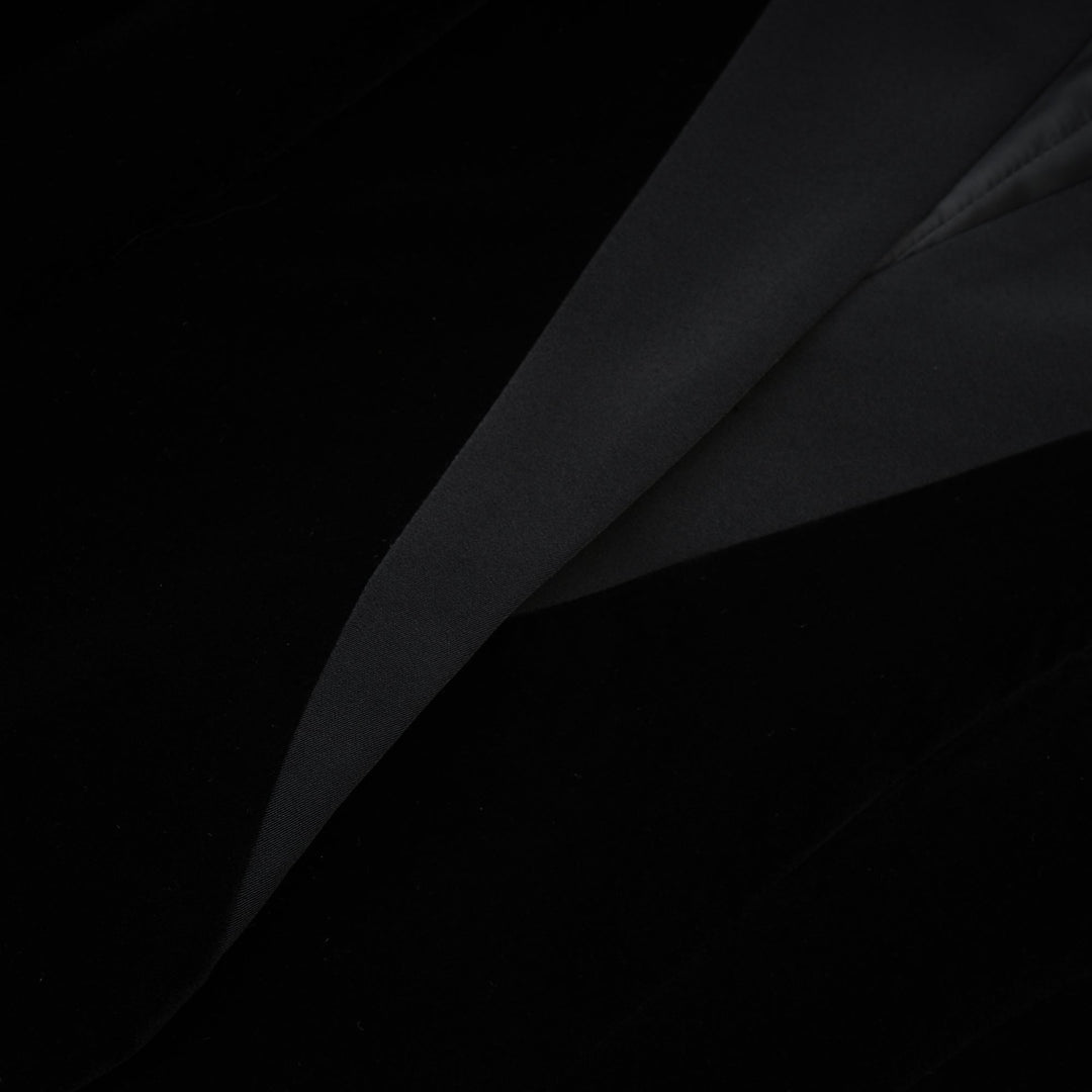 Levoire | Veste Noire À Panneaux