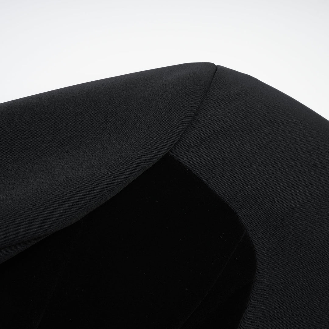 Levoire | Veste Noire À Panneaux