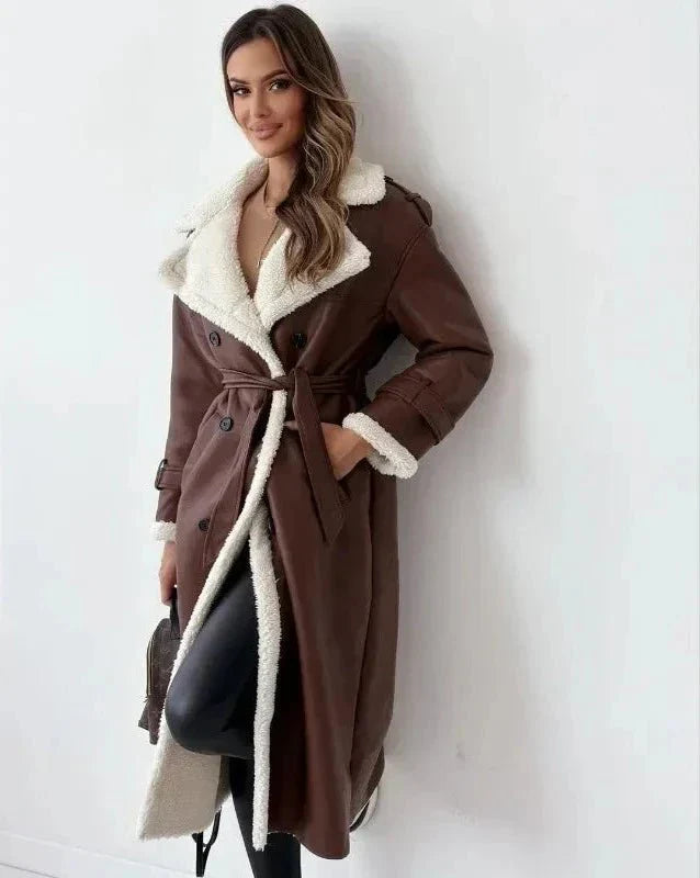 Levoire | Manteau Long Classique Braun