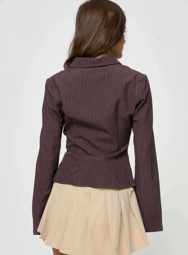 Levoire | Blouse Rétro Élégante Avec Boutonnage