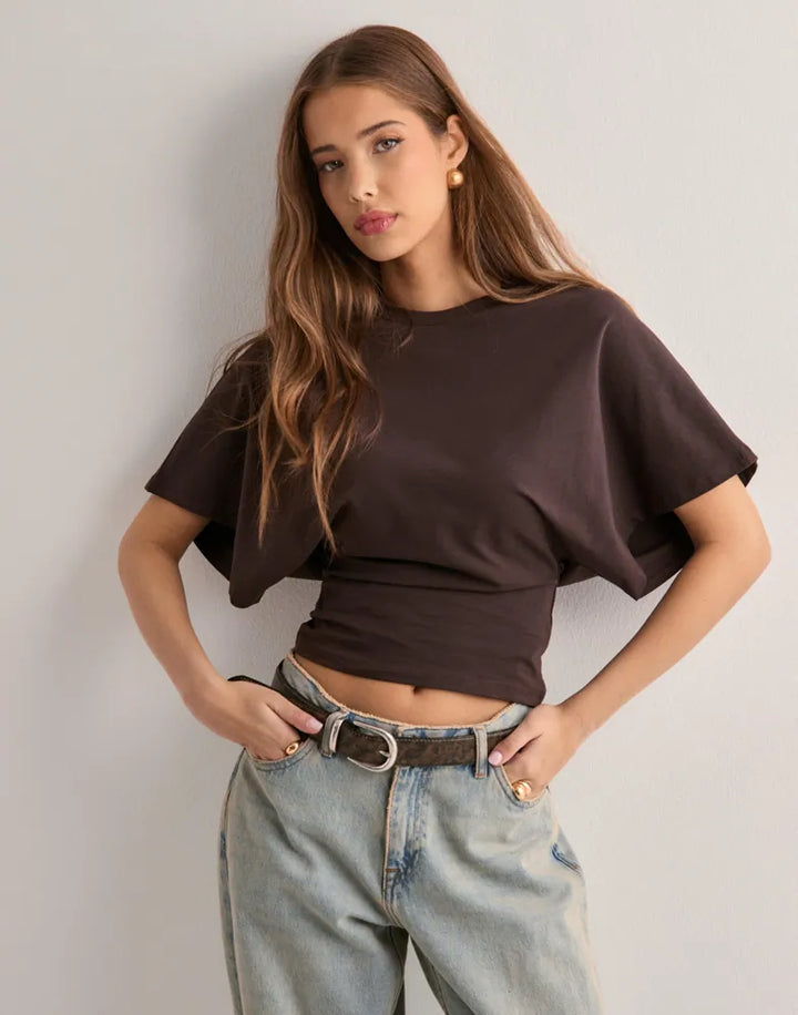 Levoire | T-Shirt À Manches Amples Braun