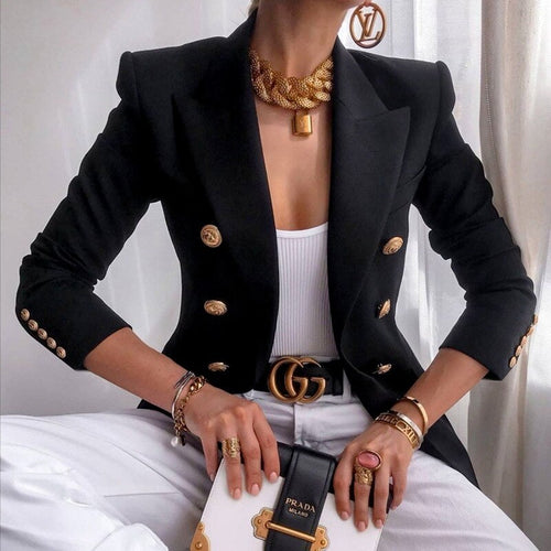 Levoire | Blazer De Luxe Élégant Avec Boutons Pour Femmes