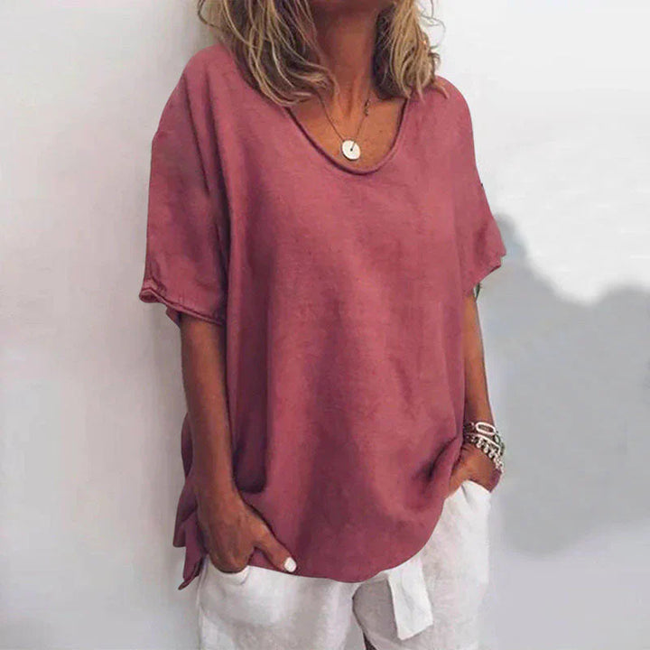 Levoire | Chemise confortable et décontractée Rouge foncé
