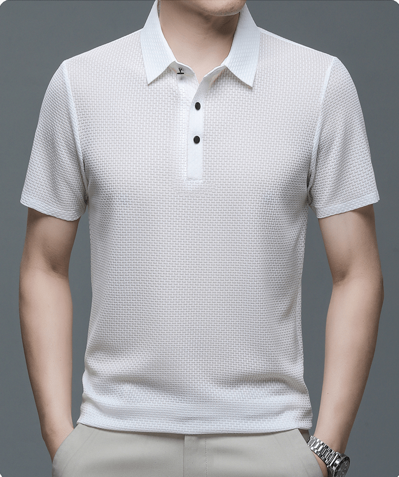 Levoire | Polo Pour Hommes Structuré Classique, Confortable & Chic