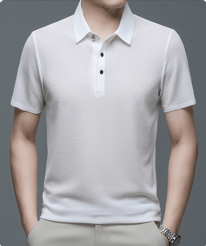 Levoire | Polo Pour Hommes Structuré Classique, Confortable & Chic
