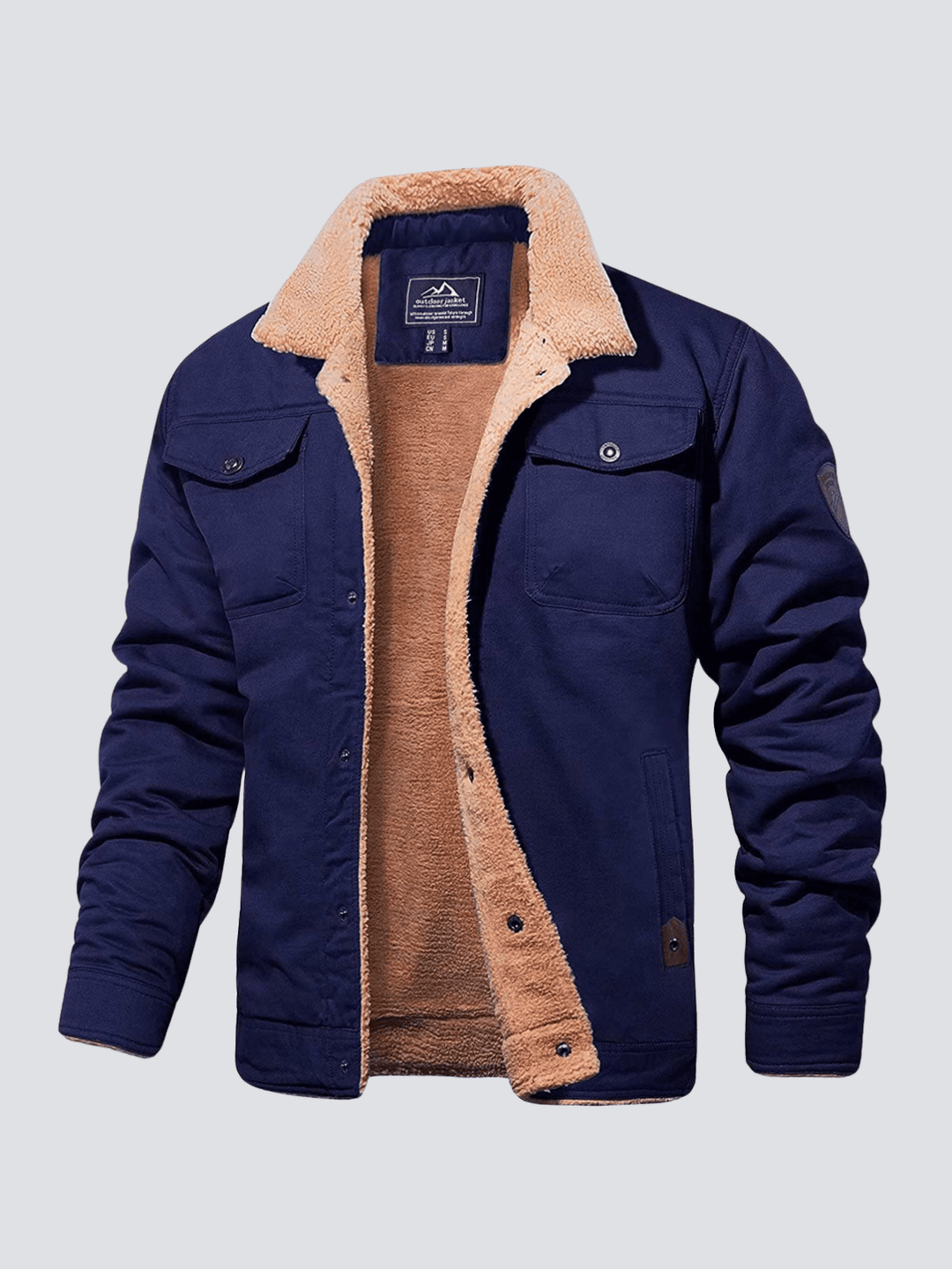 Levoire | Veste Bombardier En Twill Premium Bleu marine