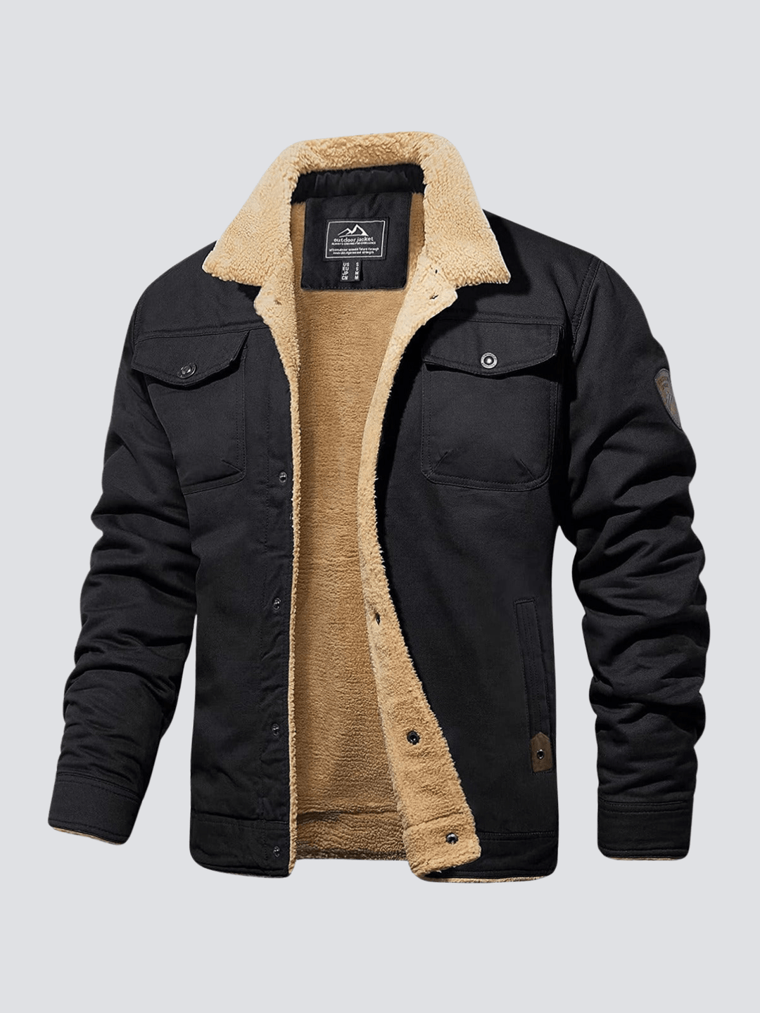 Levoire | Veste Bomber À Manches Longues Noir