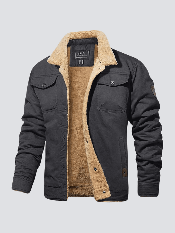 Levoire | Veste Bomber À Manches Longues Gris