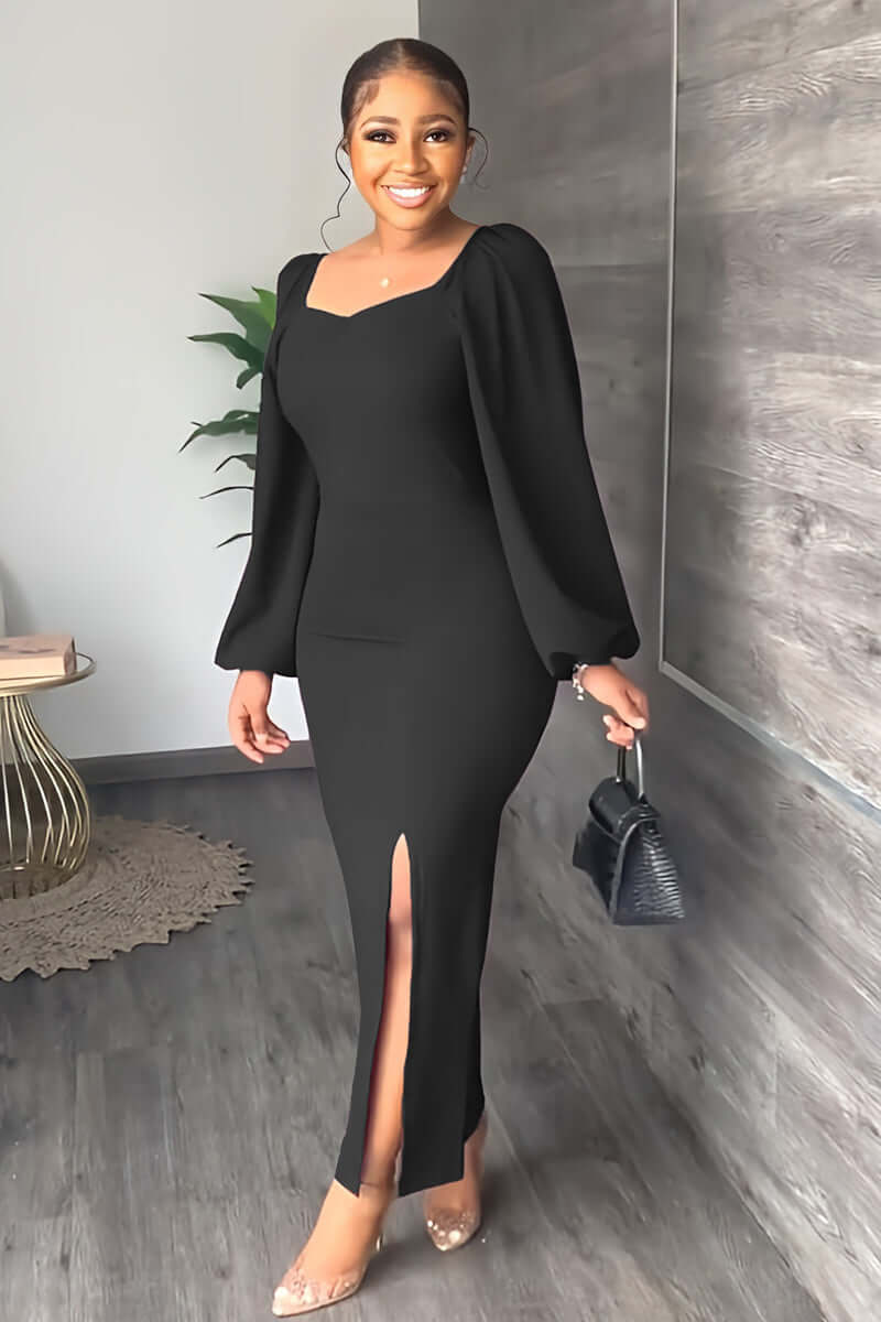 Levoire | Robe Moderne À Manches Longues Pour Femmes