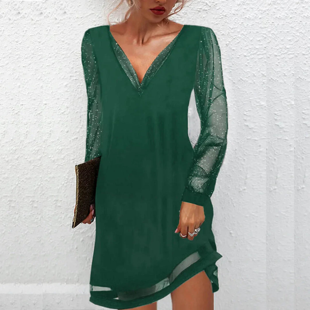 Levoire | Robe Élégante Pour Les Fêtes Vert