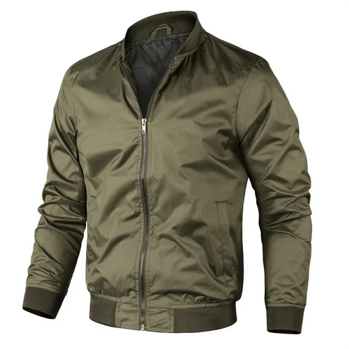 Levoire | Veste bomber décontractée à manches longues pour hommes fermeture éclair