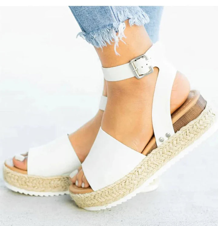 Levoire | Chaussures à talons confortables pour femmes décontractées Blanc