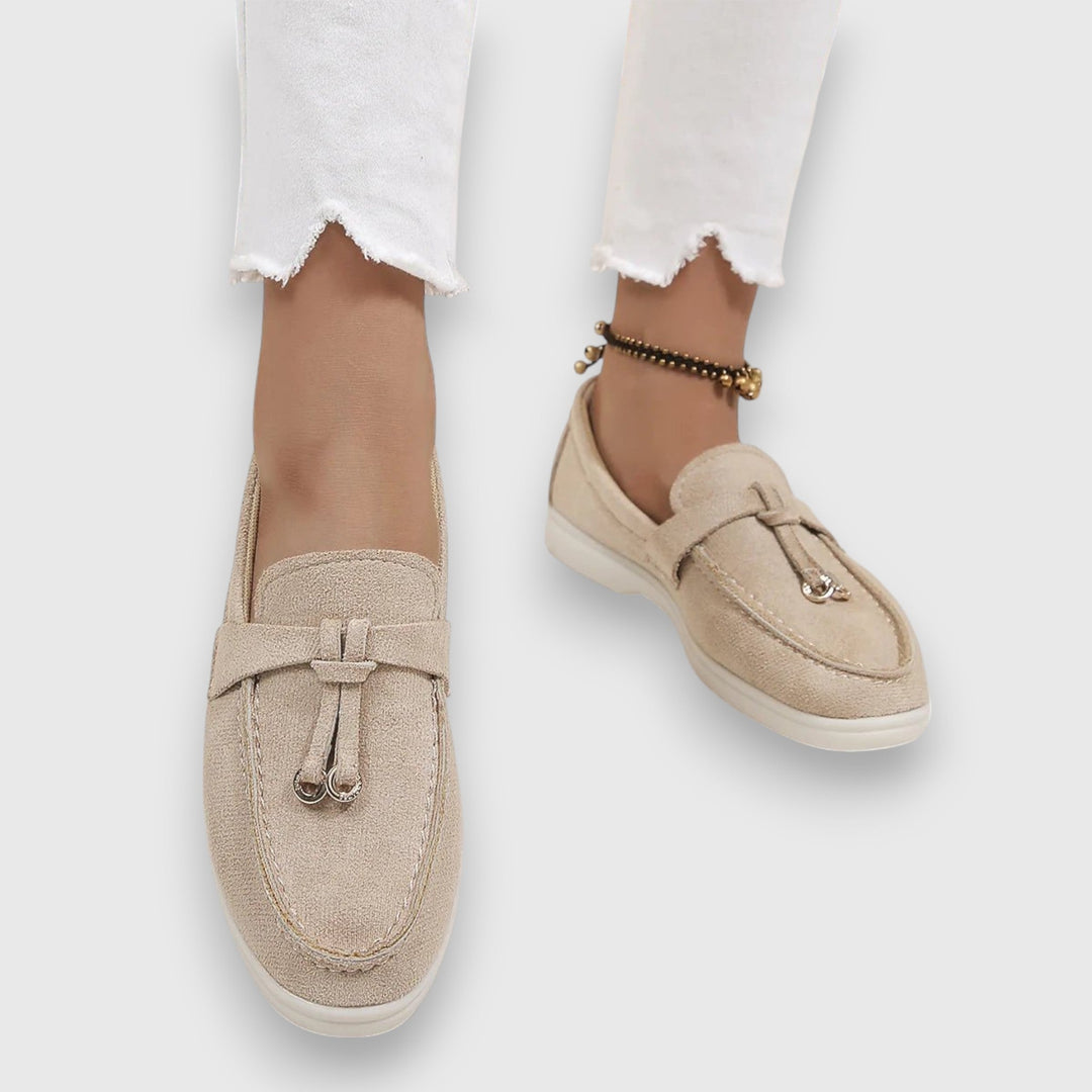 Levoire | Classiques Mocassins en cuir Beige