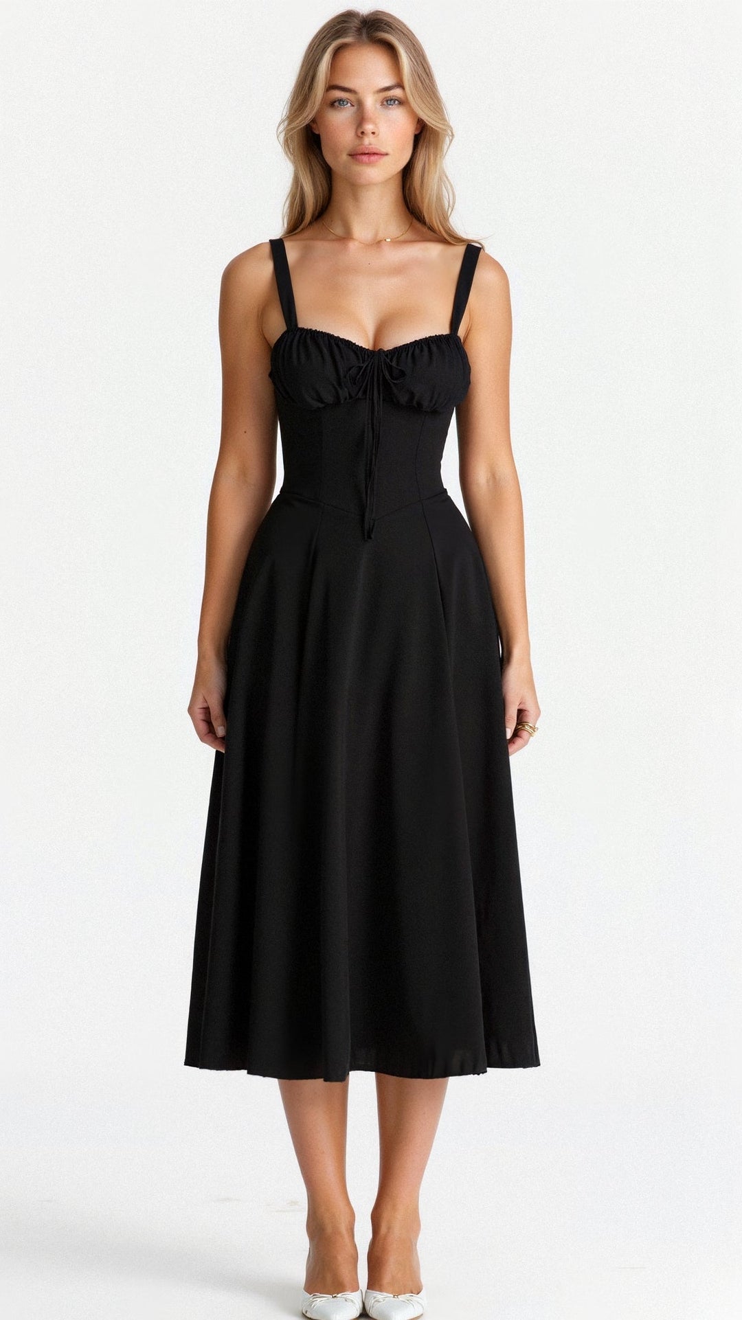 Levoire | Robe Taille Bustier Noir