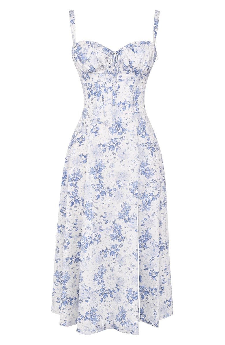 Levoire | Robe Midi Élégante Au Style Corset Pour Femmes
