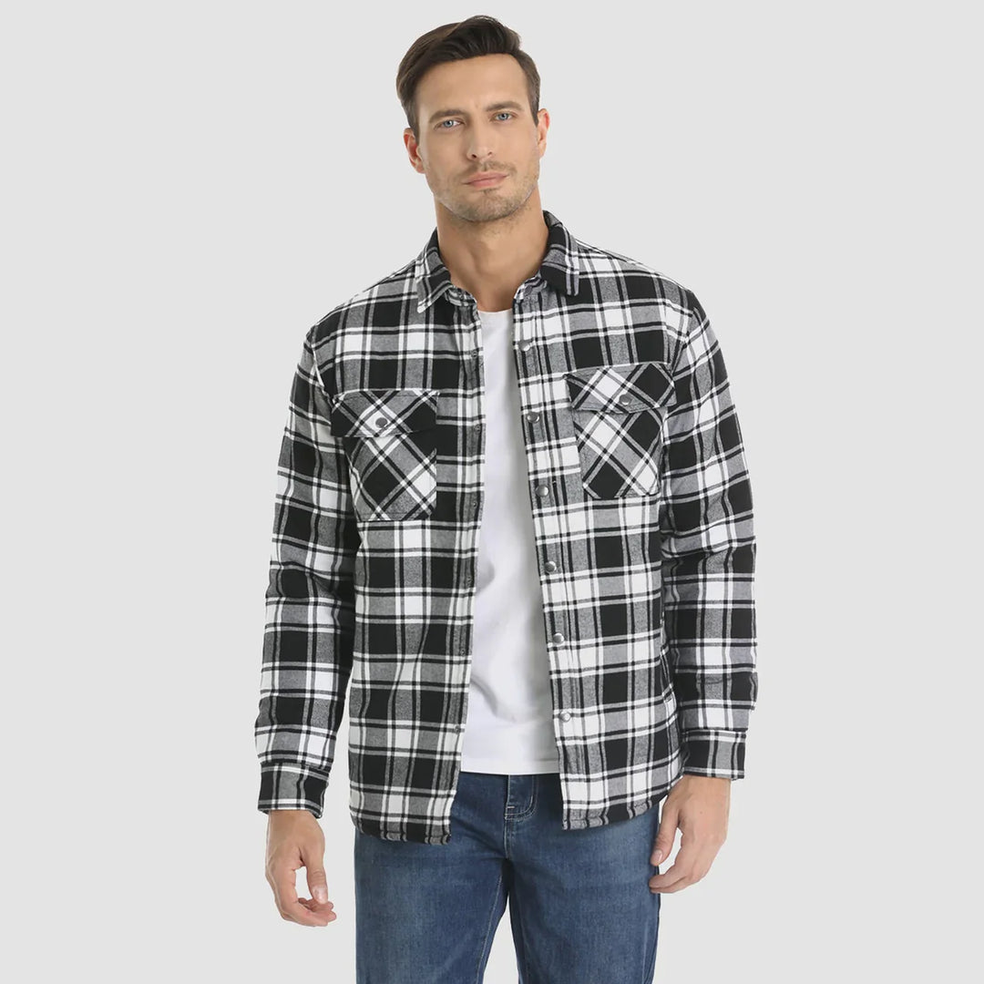 Levoire | Chemise à manches longues pour hommes avec boutons