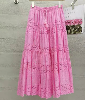 Levoire | Jupe Maxi Féminine Avec Détails Ludiques