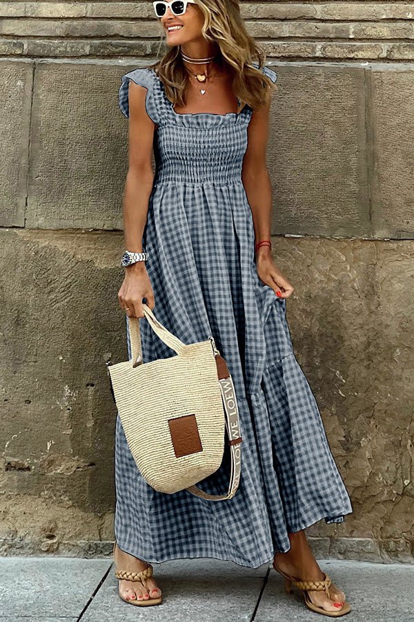 Levoire | Robe Maxi À Motifs Noir