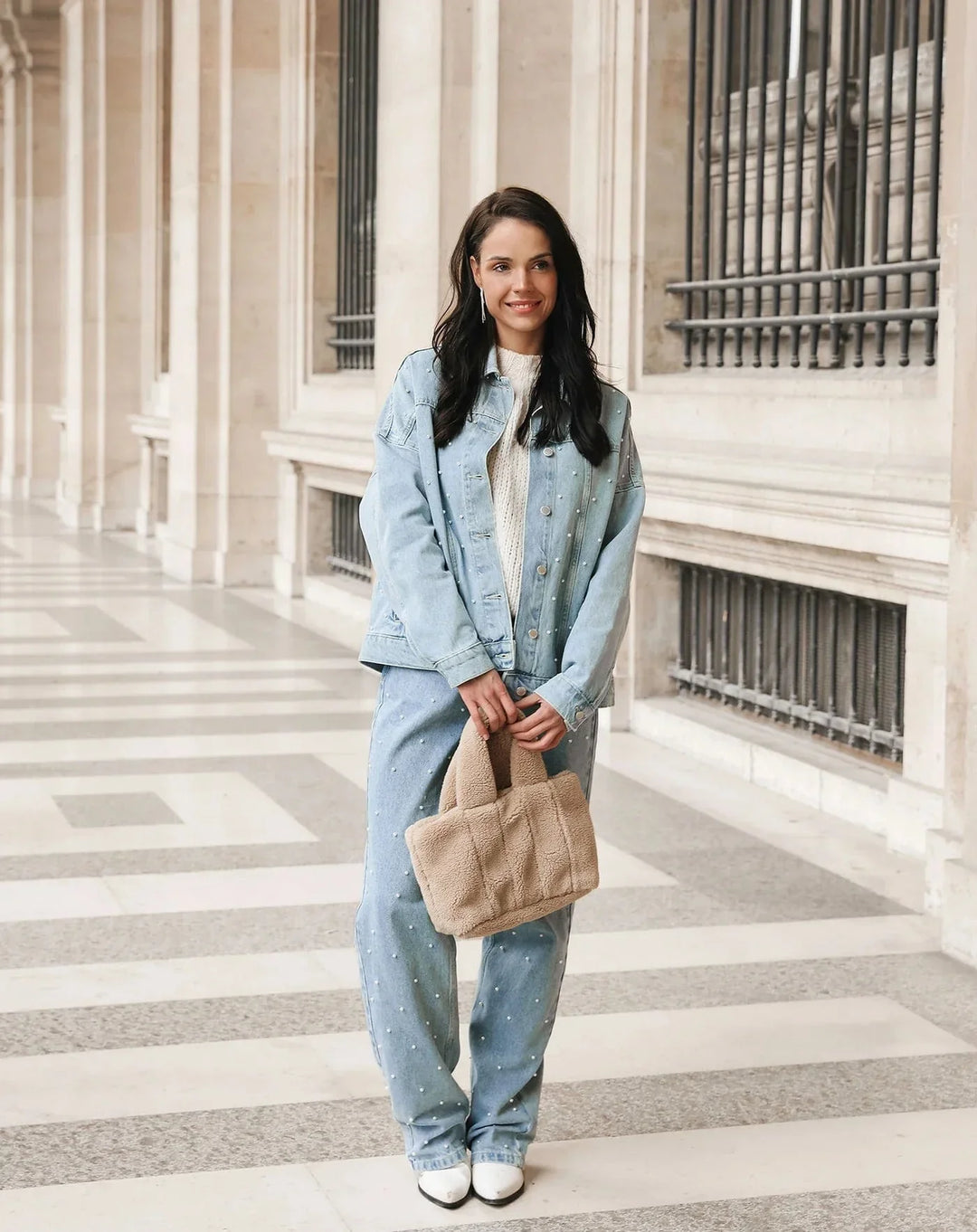 Levoire | Denim Kimalleset Housut Glittersillä