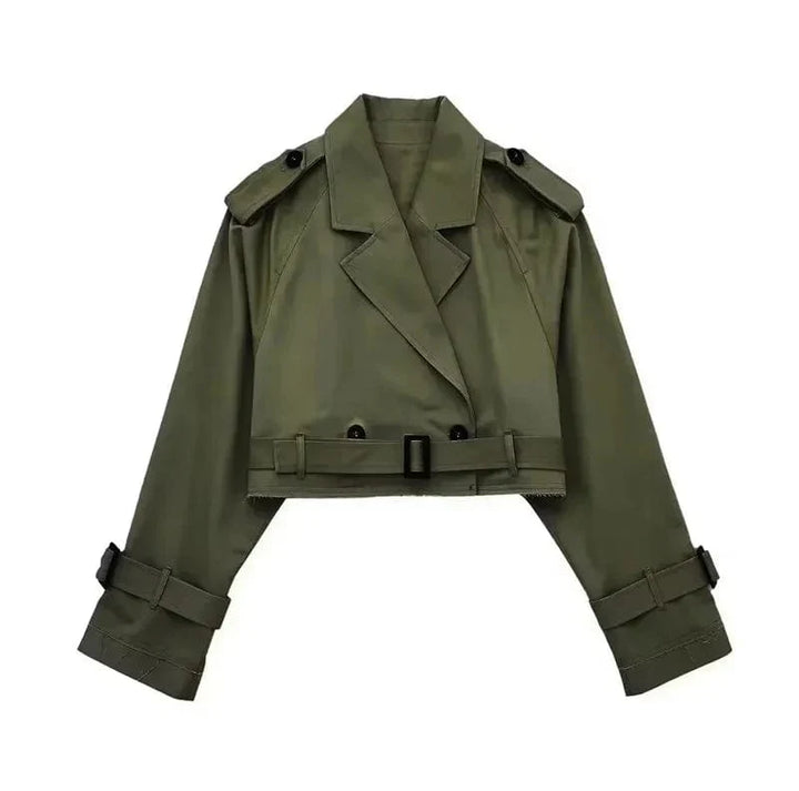 Levoire | Veste Cropped Printemps/Été Vert