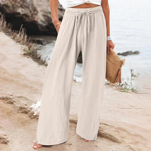 Levoire | Pantalon en Lin Décontracté Femme Chic Minimaliste