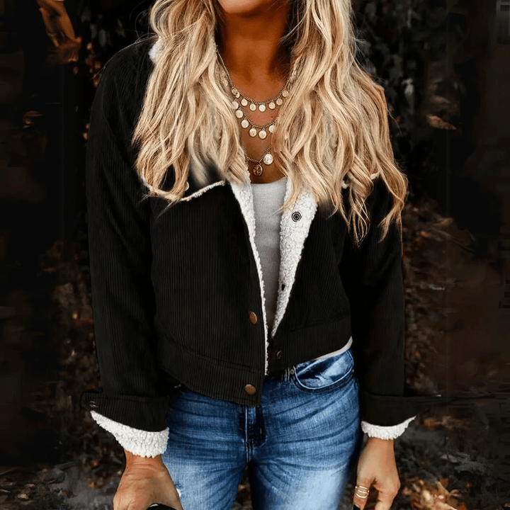 Levoire | Veste En Corduroy Noir