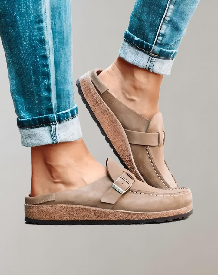 Levoire | Basse Chaussure Avec Boucle Pour Chaussures De Loisirs Kaki