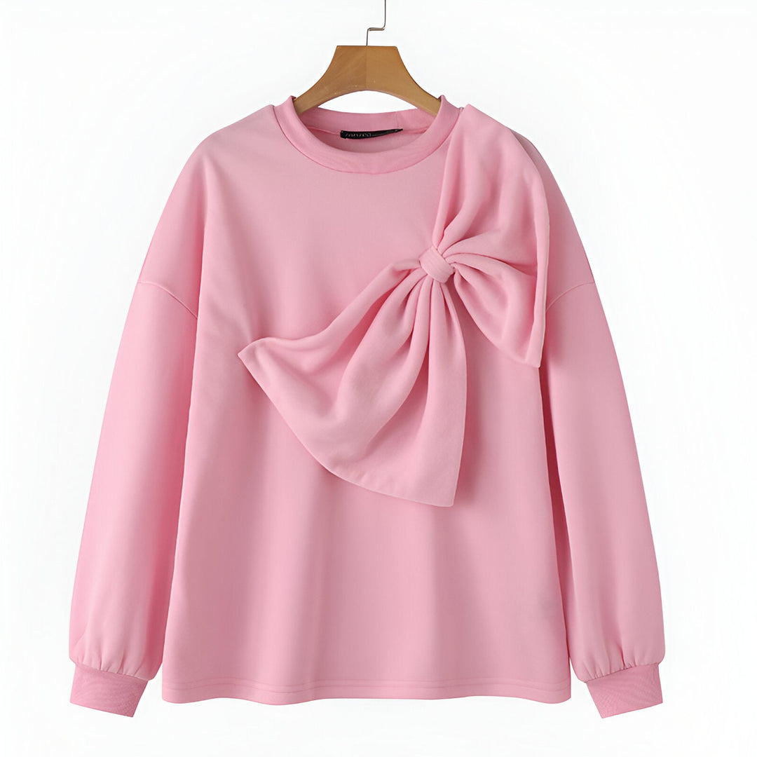 Levoire | Sweatshirt Avec Un Toucher Satin Rosa