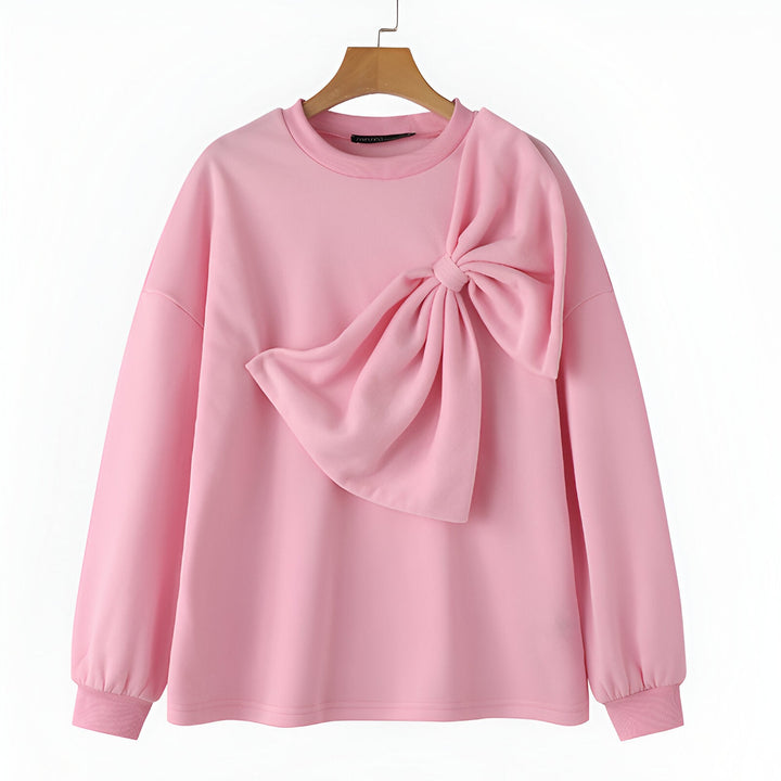 Levoire | Sweatshirt Avec Un Toucher Satin Rosa