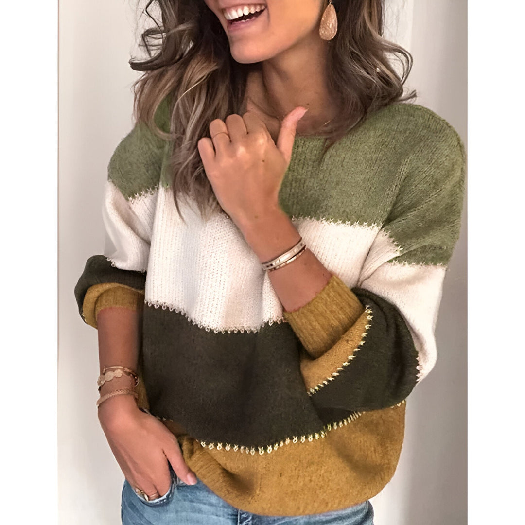 Levoire | Grande Taille Sweat-Shirt À Rayures Jaune