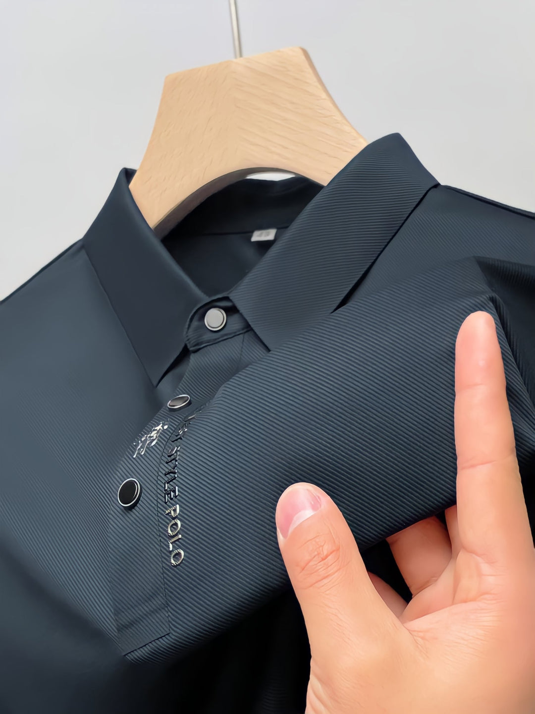 Levoire | Polos Musculaires Sans Plis Bleu profond