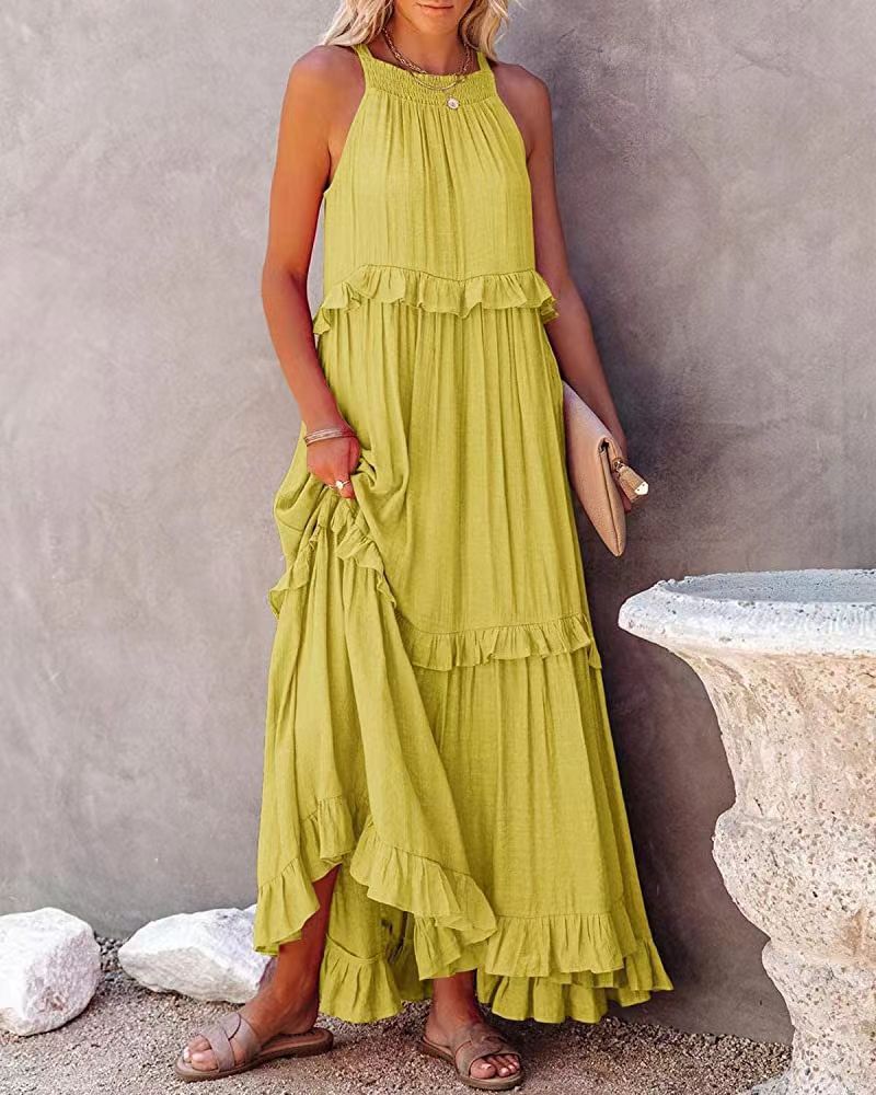 Levoire | Robe À La Mode Pour Femmes Jaune