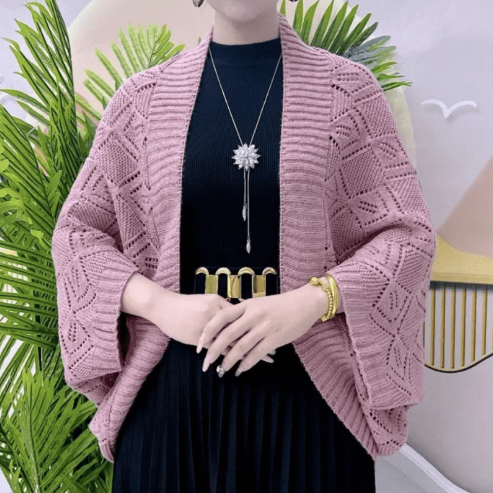 Levoire | Pull raffiné femmes Pull Jumper Gilet Rosa Une taille