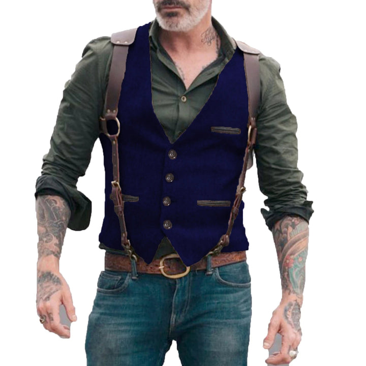 Levoire | Gilet pour hommes motif hallowristi Merensininen