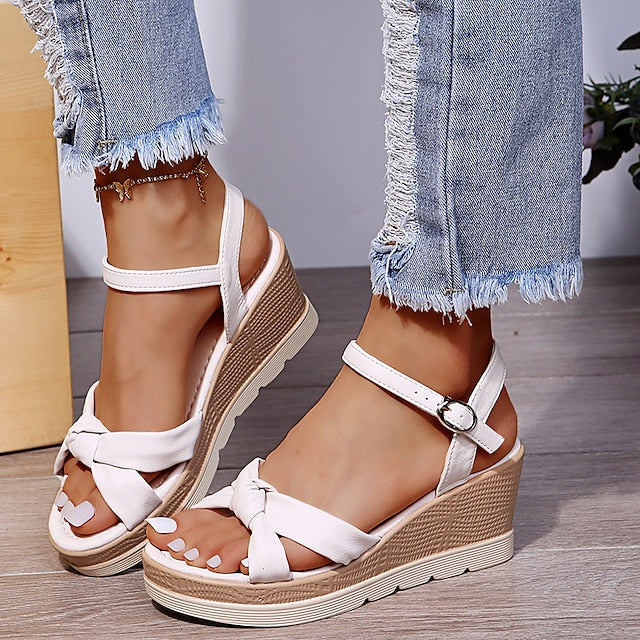 Levoire | Luxe Sandales Femmes blanc