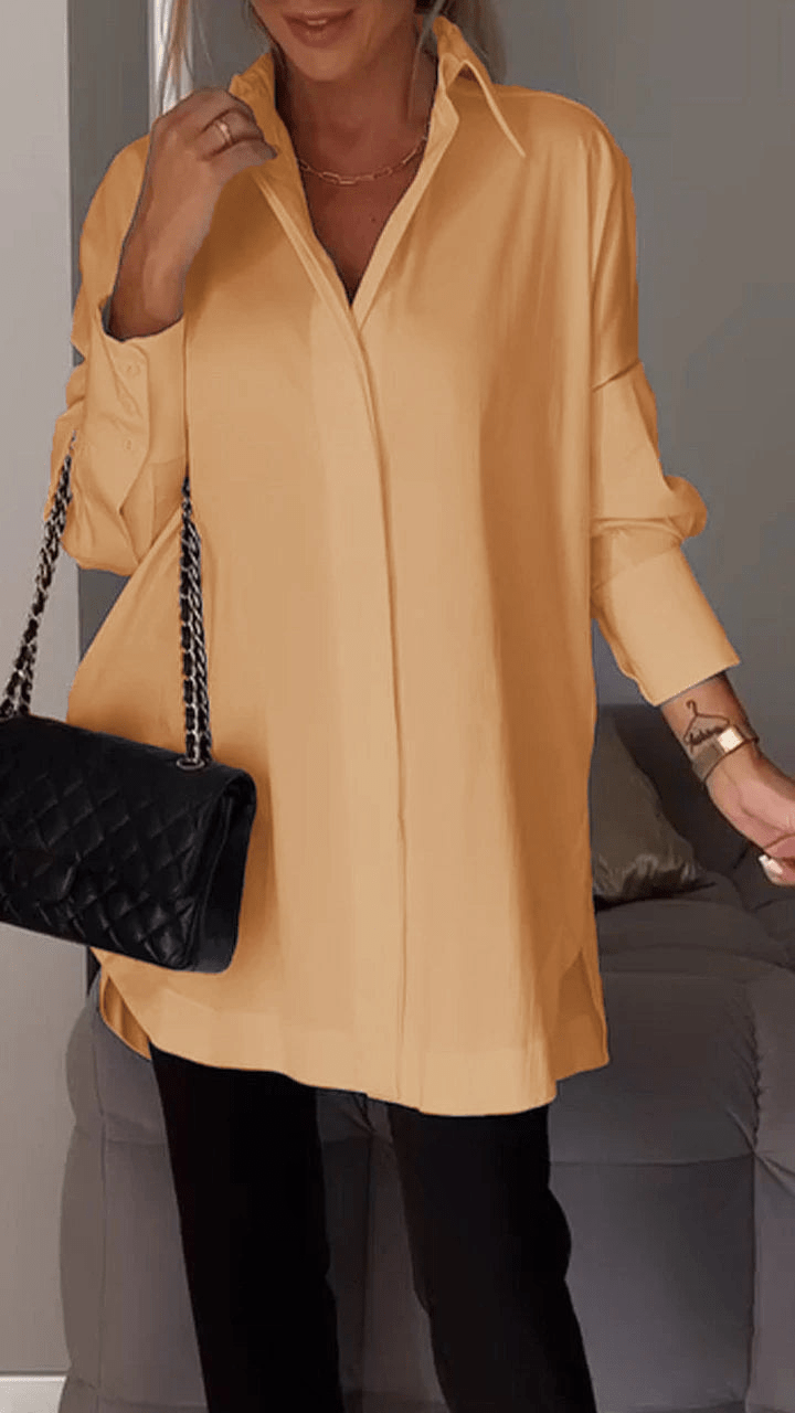 Levoire | Élégante blouse femme blouse top Jaune
