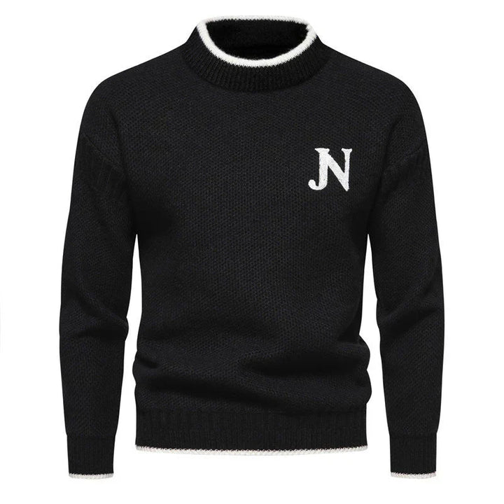 Levoire | Pull En Tricot Pour Hommes Noir