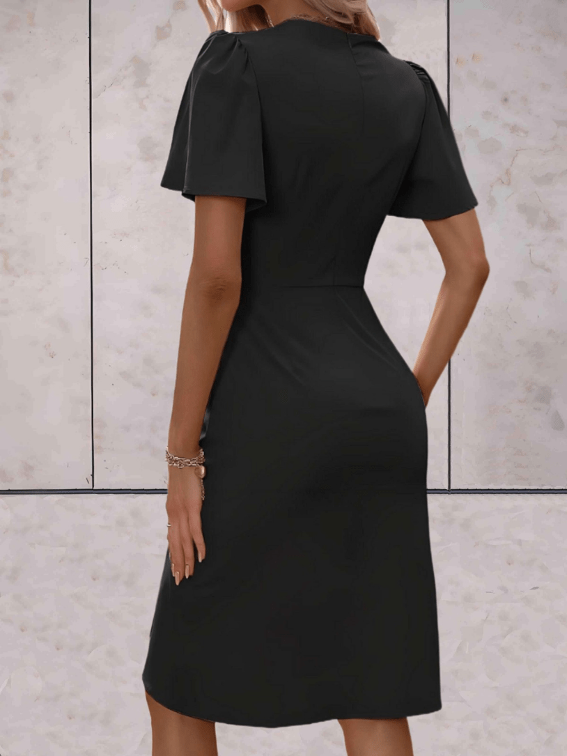 Levoire | Robe enveloppante classique pour femmes avec décolleté en V classique et élégant